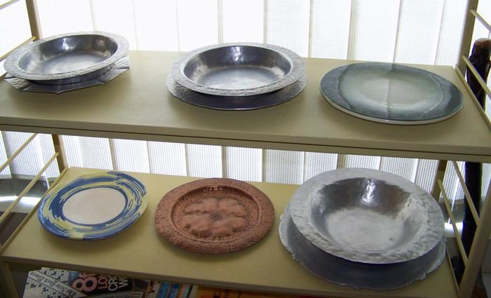 Metal and Ceramic Plates and Dishes